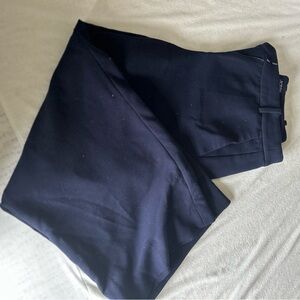 J. Crew Navy Wide Leg Cropped Pants
